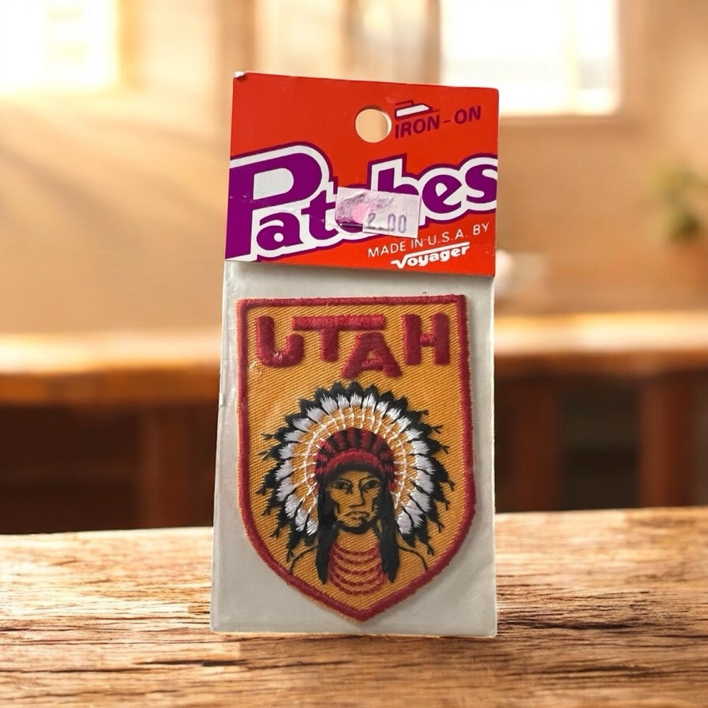 Vintage 80’s Voyager UTAH Iron On Souvenir Patch NEW